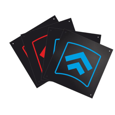 L-TEK Panel - Black with Blue/Red Arrows - StepMania, Dance Dance Revolution, DD
