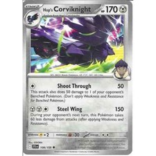 108/159 Hop's Corviknight : Uncommon Card : Journey Together : Pokemon TCG