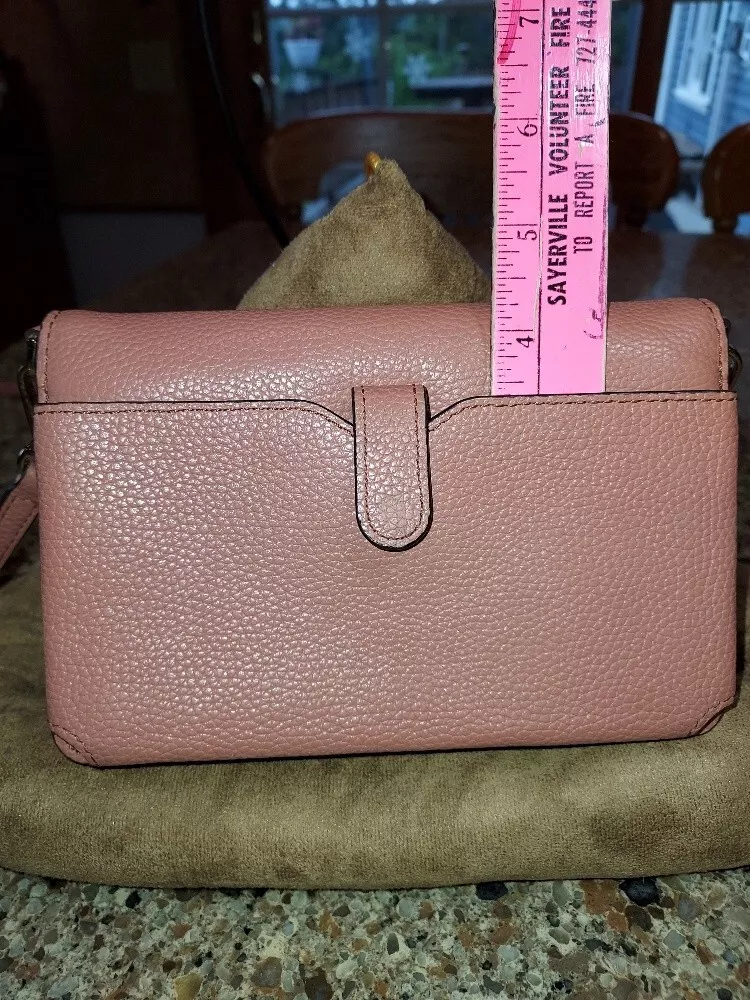 Michael kors sunset cheap peach wallet