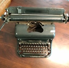 Vintage 1920's Remington Portable Typewriter Pop-up Key Design Black thumbnail