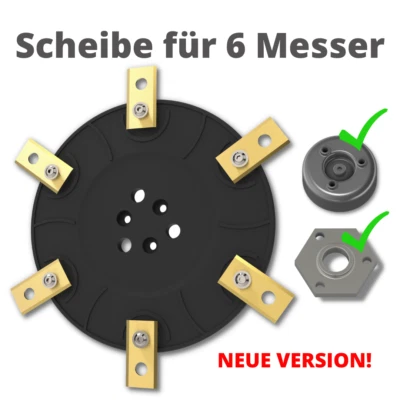 Messerscheibe für Worx Landroid 6 Klingen Grelly Deutschland