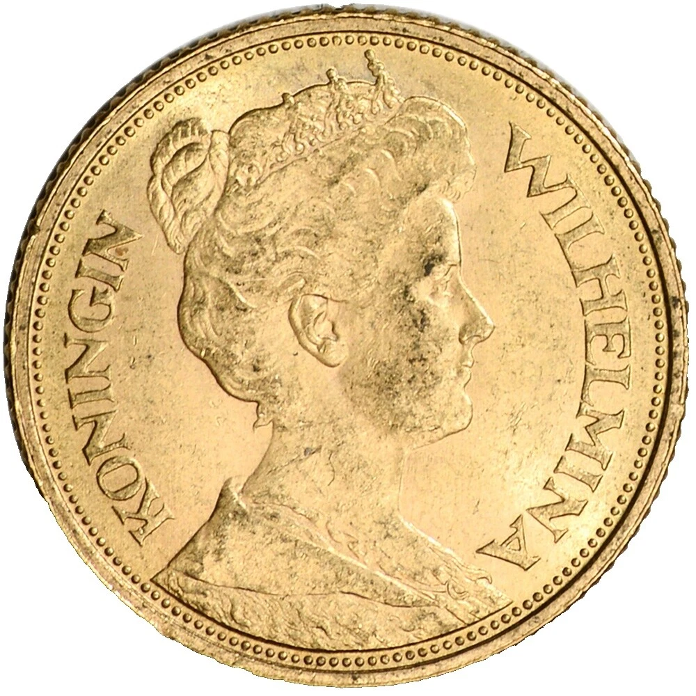 Uncertified Gold 1912 Year Dutch Coins