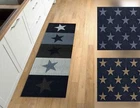 Kitchen Rug Kitchen Runner Bridge Carpet Runner Stars | Brown Grey