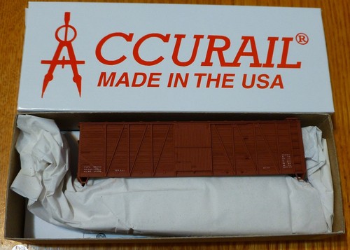 Óxido de datos Accurail HO #4199 (40' O.B. Caja Madera Coche Kit Forma) | Zustand: New