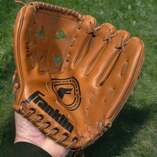 Franklin 4013 Youth Baseball Glove Mitt Super Scoop Pocket Right Hand Thrower 9"