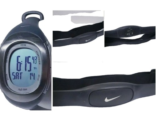 Nike Unisex Watch SM0032 Sport Running Quartz Digital Dial Rubber Strap Nice Nike SM0032 Imara Run HRM Womens Digital Chrono Sport  main image 4