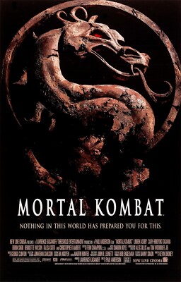Mortal Kombat movie poster (b)  - 11 x 17 inches - (1995)