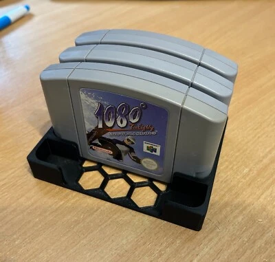 SKOOKUM RC For Nintendo 64 N64 Game Cartridge Stand Holder Organiser FAST & FREE UK POST