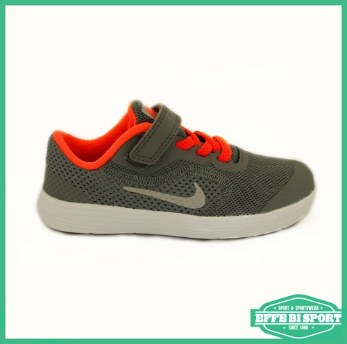 Scarpa da bambino Nike Revolution 3 TDV sneakers strappo velcro tempo  libero | eBay
