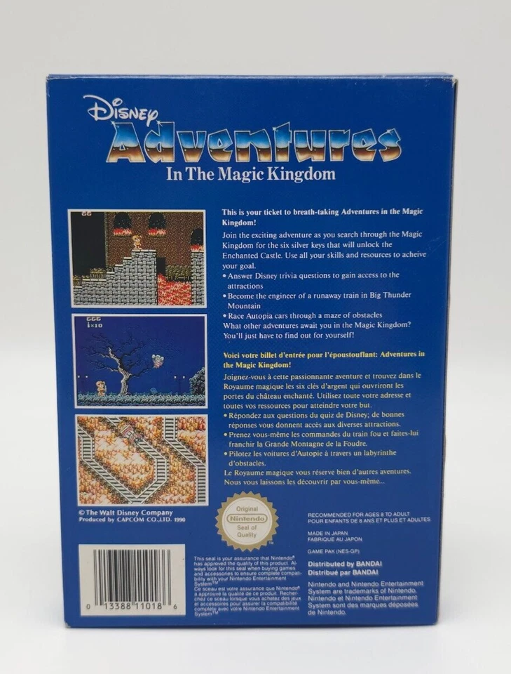 Disney Adventures In The Magic Kingdom Nintendo NES FRA - Bild 3 von 4