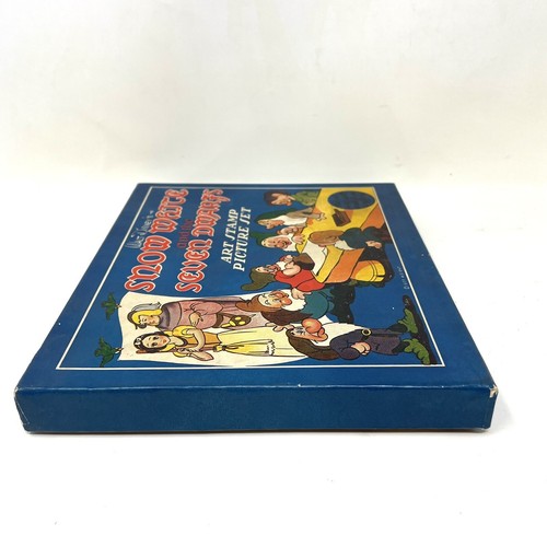 Disney's Snow White And The Seven Dwarfs Art Stamp Picture Set Original 1937 - Picture 6 of 12