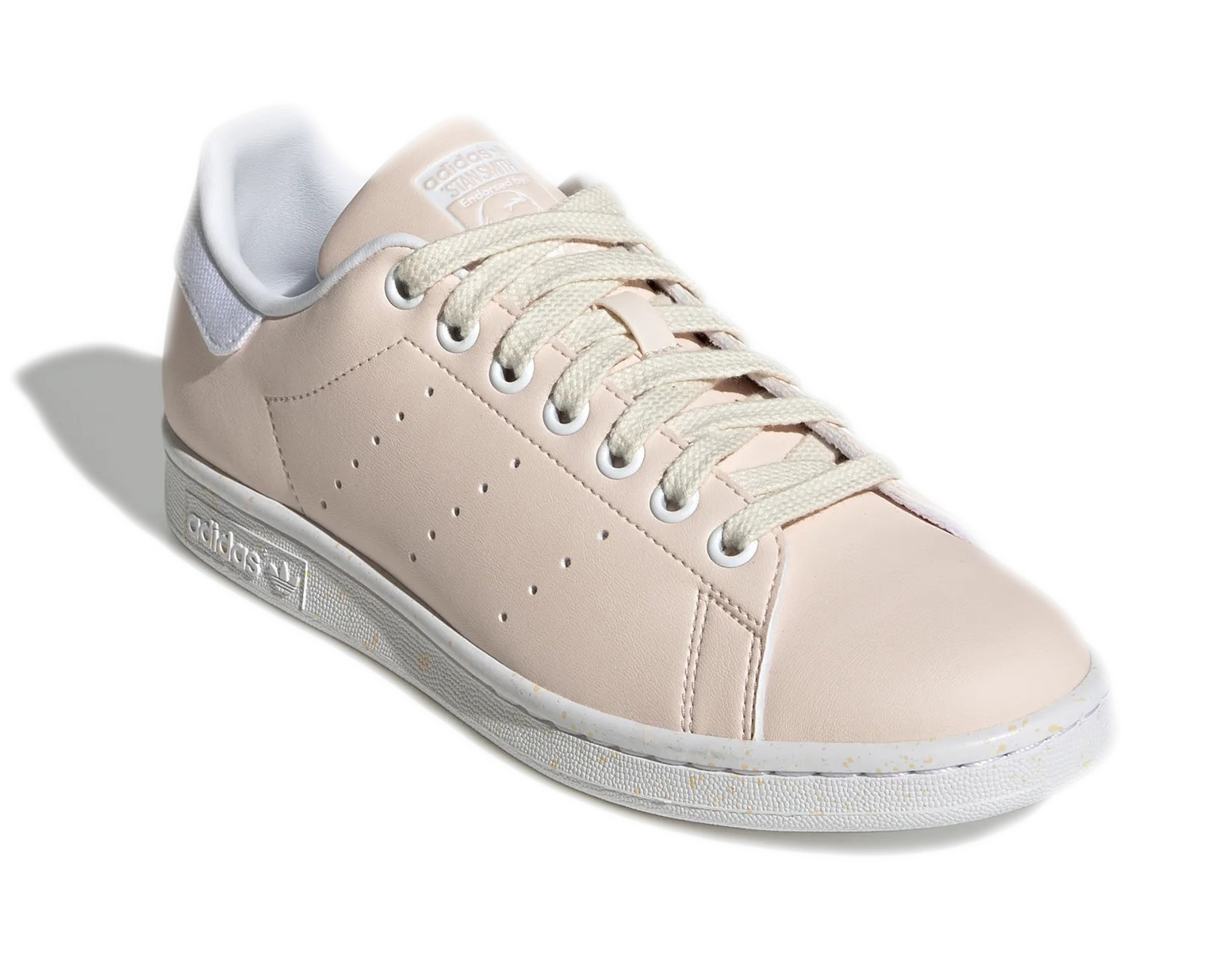 Женские низкие кроссовки Adidas Stan Smith, Облачно-белый/Удивительно-лиловый/Розовый оттенок