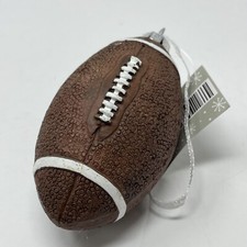 New Brown Football Sport CHRISTMAS Tree ORNAMENT 3.5  Ball Boys Gift  