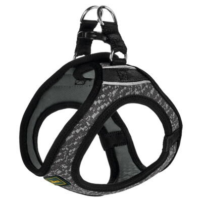 Hunter Geschirr Hilo Soft Comfort grau 3M reflektierend für Hunde