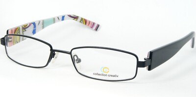 Collection Creativ 1358 330 BLACK /MULTICOLOR EYEGLASSES GLASSES FRAME 50-17-135