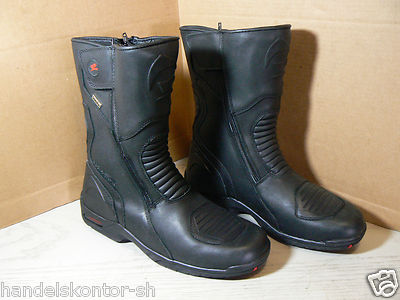 Probiker Touring Short Motorrad Stiefel Boots Gr 46 Echtleder atmungsaktiv 