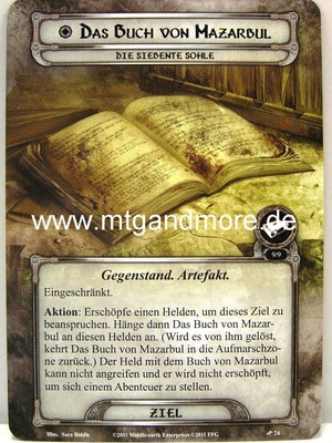 Lord of the Rings LCG - 1x Das Buch von Mazarbul  #024 - Khazad-Dum