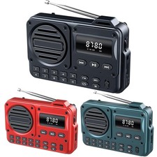 Lettore altoparlante stereo digitale radio DAB FM ricaricabile AM FM portatile 1200MAh*