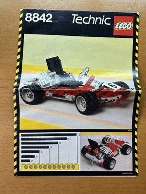 Lego Technic 8842 Go Kart Bauanleitung top Zustand