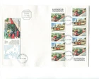 Isle of Man 1992 £2 Railway stamp Booklet FDC cancelled FDI Ramsey