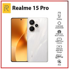 Realme 15 Pro 5G 12GB+256GB SILVER Dual SIM Global Ver. Android Cell Phone