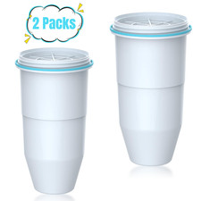 2 Pack Water Filter Replacement Fit for Zero Pitcher and Dispenser ZR-001 ZR-004