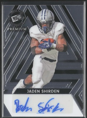 Jaden Shirden 2024 Press Pass Premium #BA-JS1 Base Auto /99 Auto