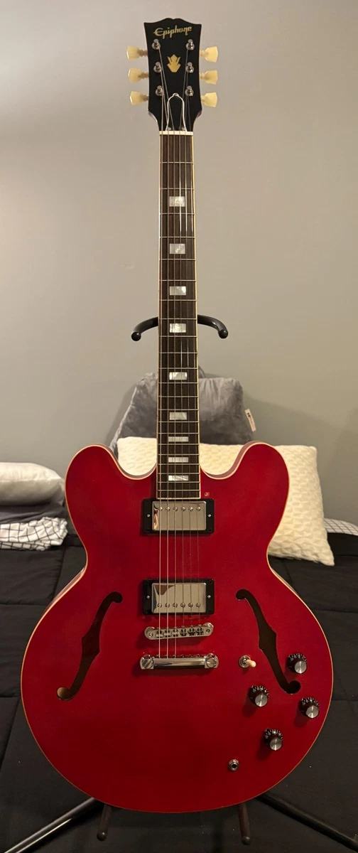 Epiphone Red Semi-Hollow Electric Guitars for sale | eBay