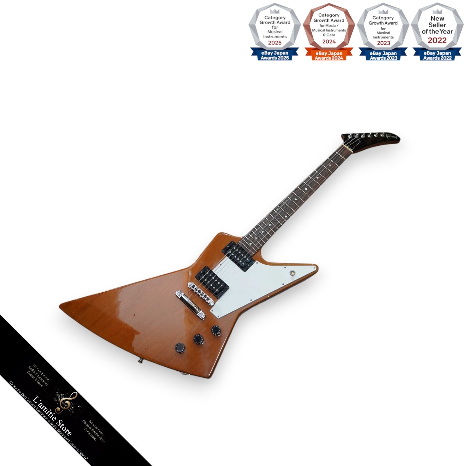 Gibson Explorer 76 Reissue Mahogany Natural Electric Guitar |