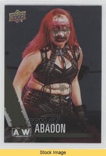 2021 Upper Deck AEW All Elite Wrestling Rainbow Foil Abadon #22 READ 1j01