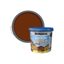 Image of Ronseal Fence Life Plus+ Medium Oak 5 litre