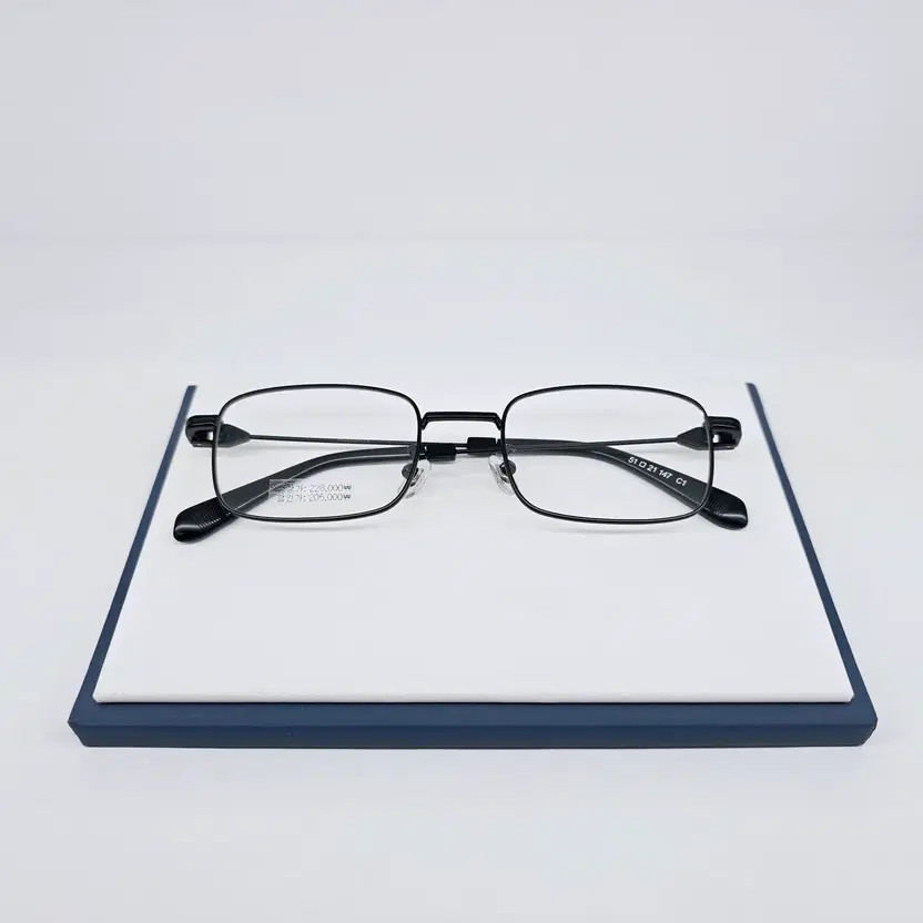 Museum By Becon Rectangular Titanium Glasses - New - image 3