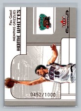 2001-02 Fleer Maximum #182 Pau Gasol #/1000 Rookie Card. rookie card picture