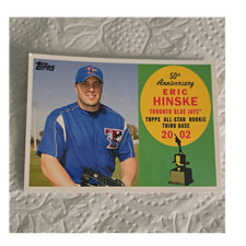 Topps 2008 Eric Hinske Toronto Blue Jays AR94 50th Anniversary Rookie Card. rookie card picture