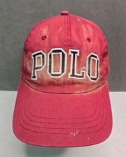 VTG POLO hat big block spell out fitted sz L ...