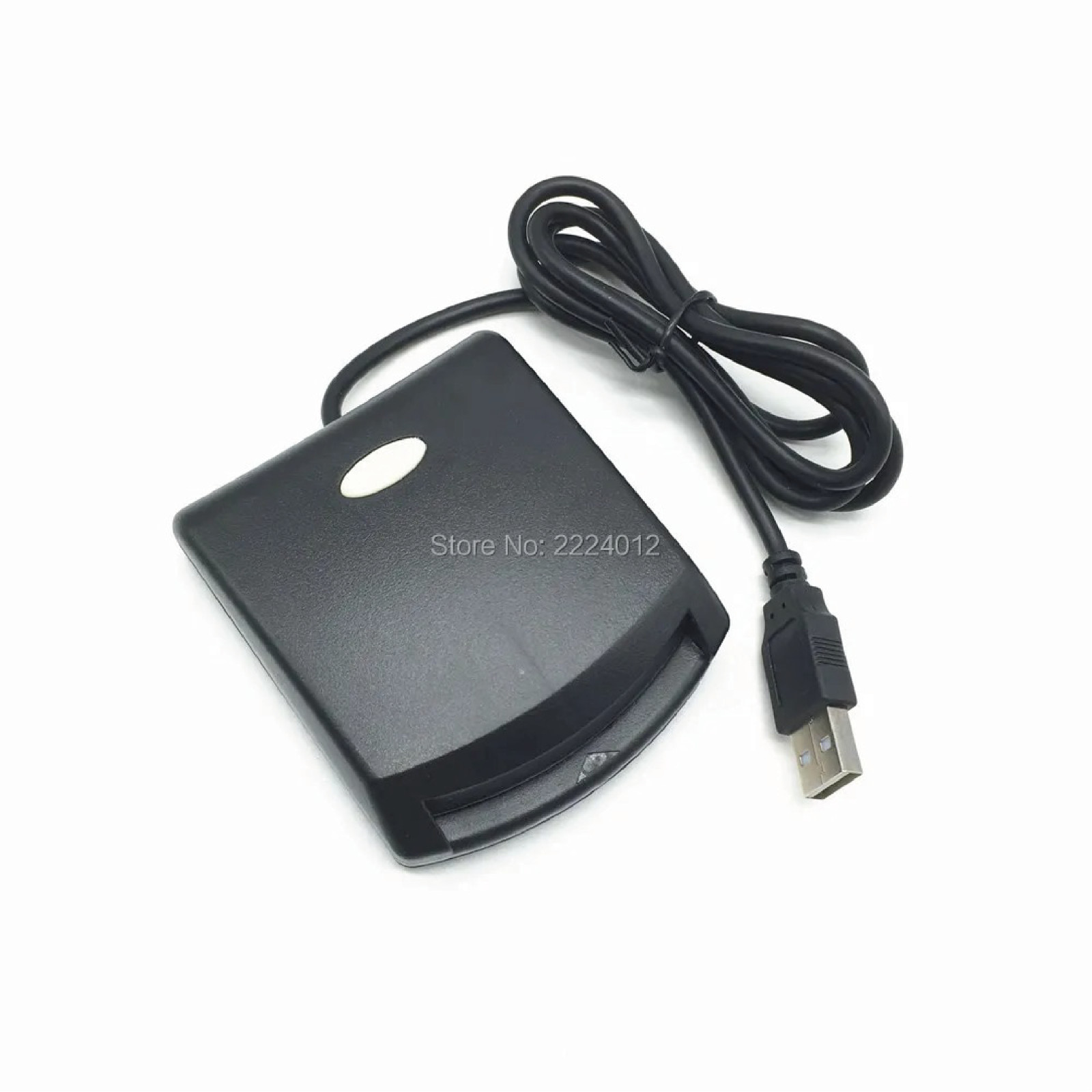 Lecteur USB cartes à puce EMV et SIM eID avec programmateur noir compact