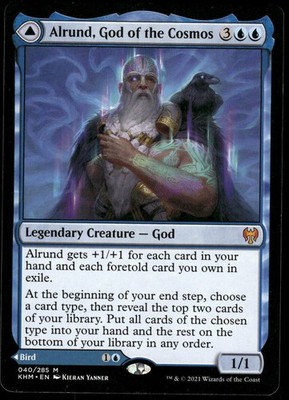 1x Alrund, God of the Cosmos - Kaldheim - NM - MTG