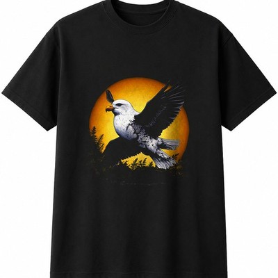 Fulmar Bird Mens Womens T-Shirt Wildlife Unisex Novelty Gift Tee Funny Present
