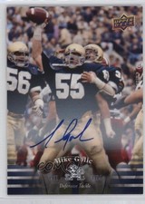 2013 Upper Deck University of Notre Dame Auto Mike Golic #40 Auto 0e5c