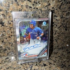 2019 Bowman Chrome Mega Box Vladimir Guerrero Jr AUTO Autograph MOJO Refractor