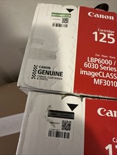GENUINE CANON 125 BLACK TONER CARTRIDGE LBP6000 3484B001 Open Box