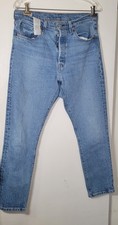 Levi's 501 Women's Size 31x28 Skinny Button Fly High Rise Light Wash Denim Jeans