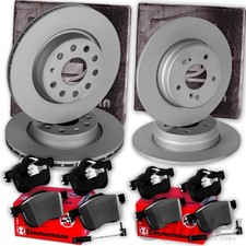 Zimmermann BREMSSCHEIBEN + BEL&Auml;GE VORNE HINTEN passend f&uuml;r MERCEDES SLK SLC R172