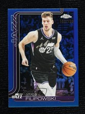 2025-26 Topps Chrome Blue Refractor 100/150 Kyle Filipowski #213 11ng