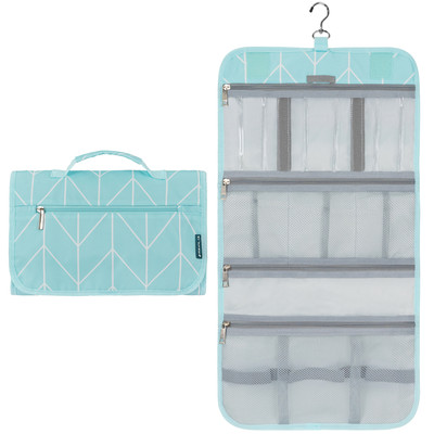 Travel Cosmetic Bag Toiletry Makeup Organizer Pockets Hanging Storage Women Men