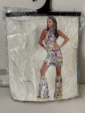 Underwraps Costumes Far Out Costume Hippie Retro 1960s 1970s XL New