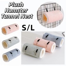Pet Tunnel Hammock Plush House Nest Hanging Guinea Pig Hamster Warm Sleep Bed