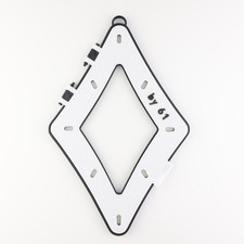 Outsville Accu Rack Carry Case Hard Template Sheet Holder/Carrier 9 Ball White 