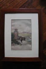 ACQUERELLO TOMMASO DAL POZZO FAENZA MODIGLIANA FORLI' ERA UGONIA NONNI GUERRINI