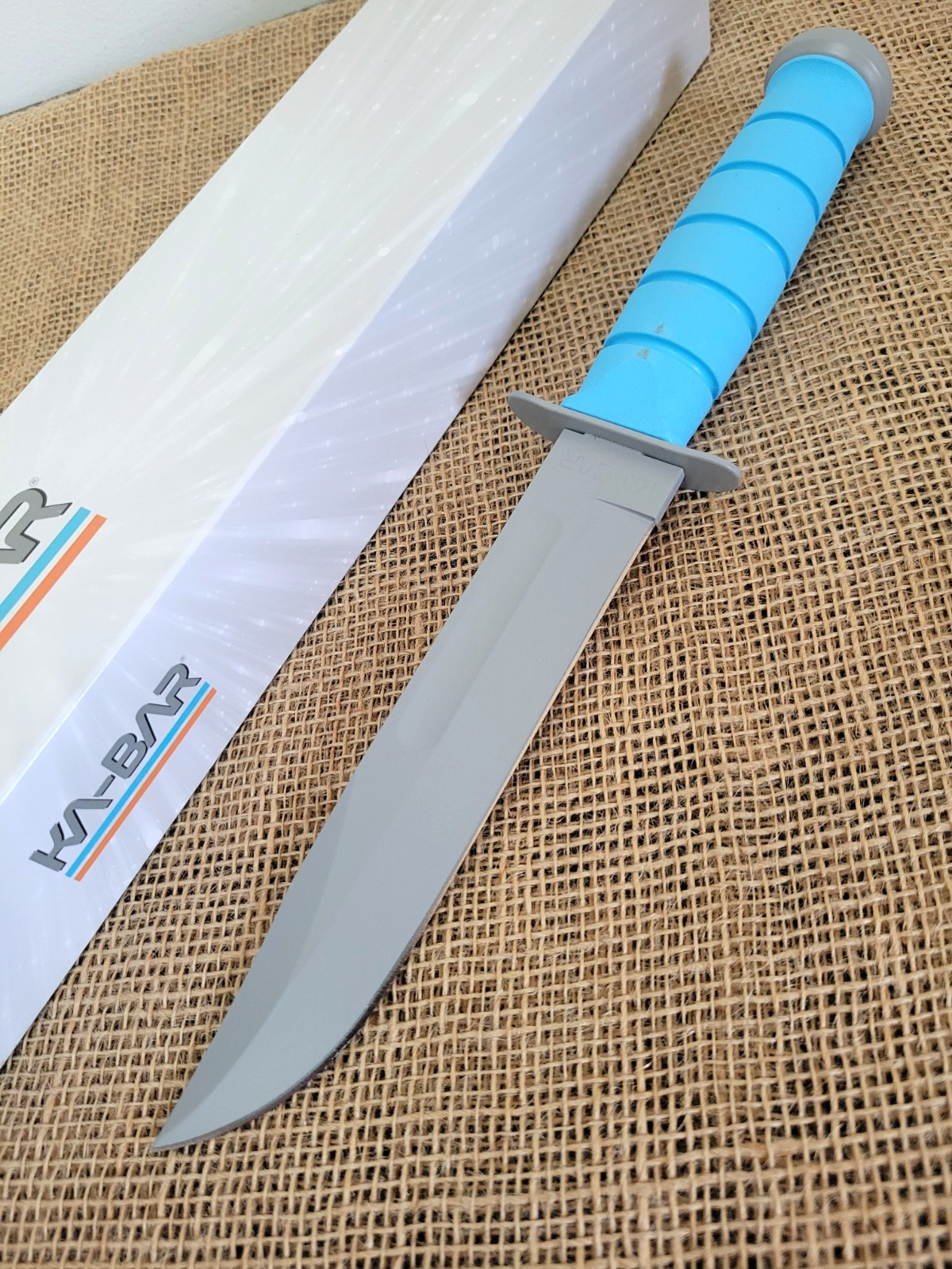 7" 1095 Cro-van Steel Blade Rubber Handle